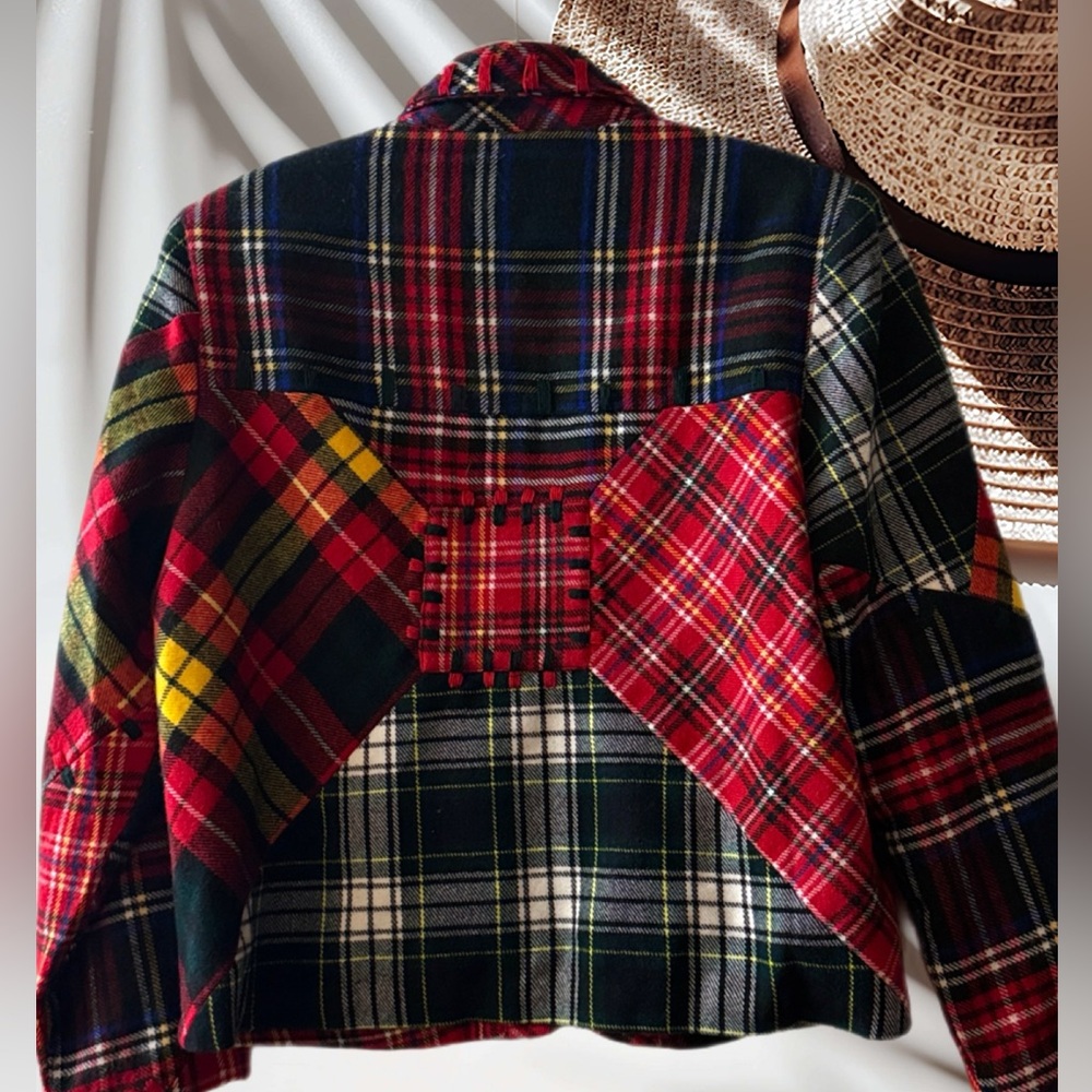 Sandy Starkman Preppy Colorful Plaid Blazer🔥 - Picture 7 of 16